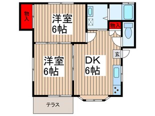 アゼリアⅡの物件間取画像